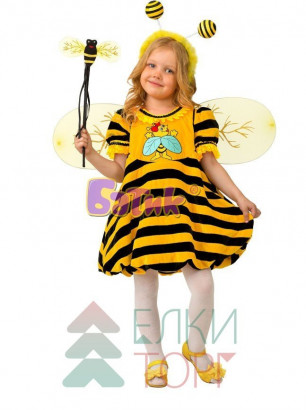 Карнавальный костюм Пчелка размер 28, рост 110 см. (5130-28)