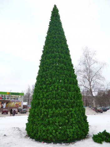 Уличная сосна Уральская 15 м., каркасная, Леска, Green Trees (GT15URLES)