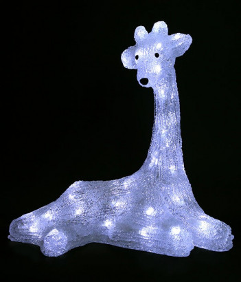 Светодиодная фигура Жираф 36 см., 24V, 40 холодных белых LED ламп, Beauty Led (AS40C-2W)