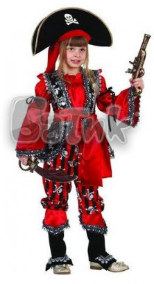 Карнавальный костюм Атаманша, 34 размер, рост 140 см. 