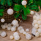 Набор пластиковых шаров Стиль mix, белый пух, 30 шт, Kaemingk (022931) 