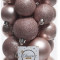 Набор пластиковых шаров Стиль mix, нежно-розовый, 30 шт, Kaemingk (022937) 