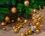 Набор пластиковых шаров Стиль mix, темно-золотой, 30 шт, Kaemingk (023061) в Кемерово